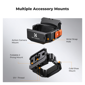 Adaptateur d'extension K&F Concept, accessoires compatibles avec Pocket 4/3, compatible avec le boîtier d'origine, <span class=keywords><strong>support</strong></span> d'extension pour appareil photo en aluminium - Product Image 2