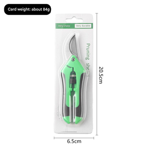 Bền <span class=keywords><strong>Pruner</strong></span> Vườn Kéo Thép Không Gỉ Cắt Tỉa Với Cong Và Lưỡi Thẳng Nhà Máy Công Cụ Cắt Cắt Tỉa Kéo - Product Image 3