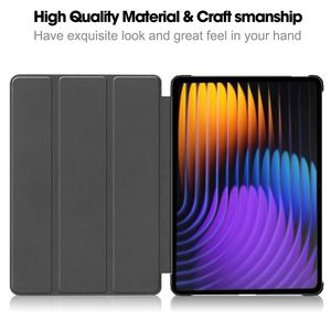 Funda protectora de lujo para tableta con pintura de cuero PU, funda protectora con soporte para tableta para <span class=keywords><strong>Xiaomi</strong></span> <span class=keywords><strong>Mi</strong></span> <span class=keywords><strong>Pad</strong></span> 7 Pro 6S Pro - Product Image 2