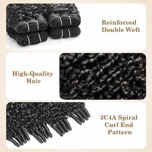 Cabello Humano Virgen Brasileño Remy Crudo, Paquete de Doble Trama a Máquina, Venta al por Mayor, 100% Sin Procesar, Textura Personalizable, Sin Caída - Product Image 5