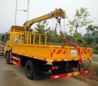 Nouvelle grue mobile mini-camion AOMAN-105 de 3,2 tonnes avec moteur DF, flèche télescopique, boîte de vitesses et pompe, faible entretien, manutention de marchandises, logistique