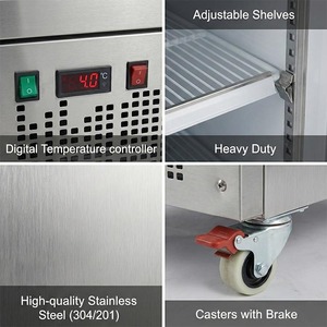 Réfrigérateur vertical commercial à trois portes, refroidisseur à boissons <span class=keywords><strong>avec</strong></span> porte en verre pour supermarché - Product Image 4