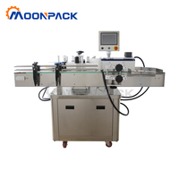 Machine d'étiquetage Moonpack ARLM-160A pour bouteilles en verre et en plastique, autocollants d'étiquetage pour machine d'emballage autonome