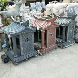 Approvisionnement d'usine En Plein Air Super Mini Temple Pierre Sanctuaires en pierre Antique Petit Temple Du <span class=keywords><strong>Dieu</strong></span> De <span class=keywords><strong>La</strong></span> Terre TU DI GONG MIAO Baldachine - Product Image 6