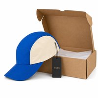 Casquette de baseball 5 panneaux pour enfants, modèle Camper, color block, réglable, protection solaire, vente en gros, OEM, logo personnalisé, fournisseur