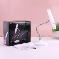 Lampe à ongles UV LED professionnelle de qualité salon, lampe à ongles portable mini pour le séchage rapide du vernis gel, lumière de manucure portable