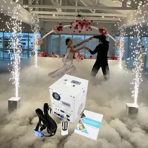2 600w Pcs With 650w Case 220v Electronic Spray Fountain Remote Control Pyro Firework Special Effect Sparkler Cold Spark Machine