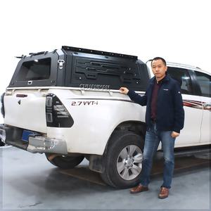 Benext ผ้าคลุมรถปิคอัพเหล็กแบบแข็งคลุมเตียงด้านบนสุดเป็นอลูมิเนียมอัลลอยหลังคาไฮลักซ์สำหรับ <span class=keywords><strong>Toyota</strong></span> Revo Isuzu Dmax BYD - Product Image 5