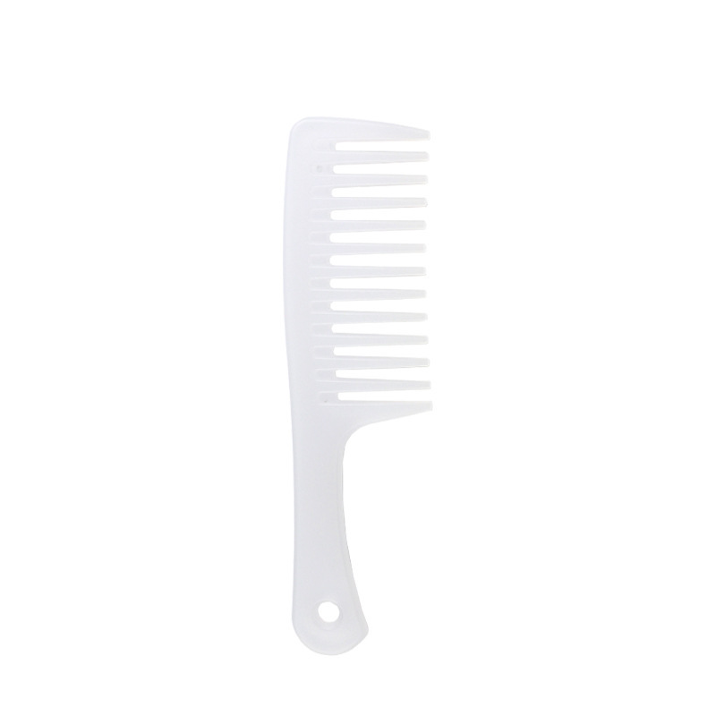 Peigne à dents larges épaissi (blanc pâle)