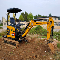 Mini-excavatrice d'occasion de marque chinoise SANY 18U, SY26U, SY35U, SY55U, mini-excavatrice sur chenilles en bon état à vendre à prix réduit