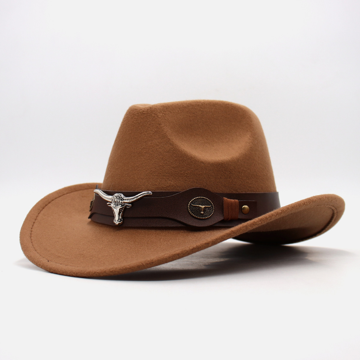 Khaki (denim brown cow)