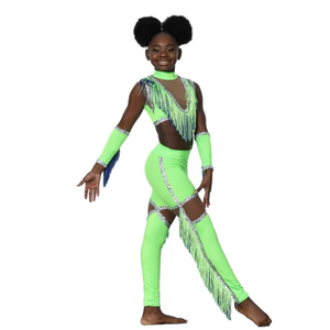 Uniformes de baile Majorette personalizados directos de fábrica: ropa de rendimiento de calidad superior para competiciones de jazz <span class=keywords><strong>latino</strong></span> y Majorette - Product Image 2