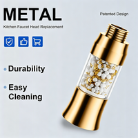 Tête de pulvérisation de rechange pour robinet de cuisine ABS à double fonction, buse extractible filetage G1/2, jet continu pour amélioration de l'évier de cuisine