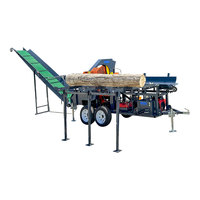 RIMA 30T - Processeur de bois de chauffage, coupe-bois et convoyeur à chaîne, avec garantie de 2 ans
