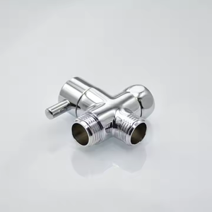 Vanne d'<span class=keywords><strong>angle</strong></span> en laiton de haute qualité pour salle de bain articles sanitaires bas prix approvisionnement industriel inverseur pommeau de <span class=keywords><strong>douche</strong></span> bon pour les toilettes à domicile - Product Image 2