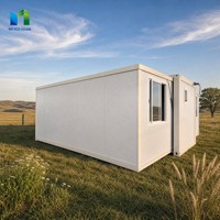 Grande maison préfabriquée en conteneur extensible de 20 pieds ou 40 pieds, 2 ou 3 chambres, en vente, unité d'habitation complémentaire préfabriquée, maison portable, Casa Portable