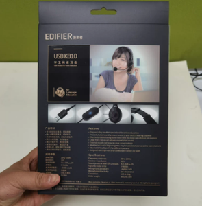 Audífonos <span class=keywords><strong>Edifier</strong></span> USB K810 Over-Ear, Nuevos, con Interfaz USB y Micrófono, Adecuados para Clases en Línea, Estudio y Uso en la Oficina - Product Image 5