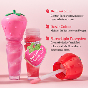 Tubo en forma de tubo de maquillaje natural para adolescentes, regalo de cosméticos personalizado, Etiqueta Privada, brillo de labios frutal para niños - Product Image 4