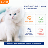 Kit de diagnostic vétérinaire FPV Ag Felino, test antigénique rapide pour la panleucopénie et les maladies des chats, kit de test rapide pour chat