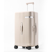 Ensemble de bagages à roulettes en polycarbonate de luxe personnalisé de 20/24/26/28/30 pouces, grande capacité, durable, 5 pièces, roues silencieuses, pour les vacances en famille