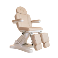 Lit de massage électrique réglable haut de gamme, cadre en acier inoxydable, 5 moteurs, personnalisation couleur/taille/logo, style européen moderne