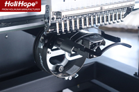 Machine à broder Holihope à tête unique et 15 aiguilles, haute vitesse, modèle distributeur, expédition directe de Foshan