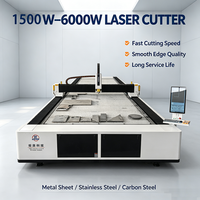 Machine de découpe laser à fibre CNC à servomoteur Delta, découpeuse de tôles métalliques à grande vitesse avec source laser MAX pour l'acier au carbone et l'acier inoxydable
