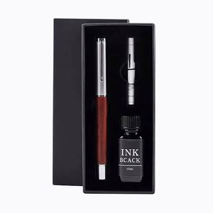 Luxury Customized Logo & <b>Color</b> Handmade Durable Fountain <b>Pen</b> Ink Corporate Gift Set for Men's Calligraphy 0.5mm Writing Diameter - Product Image 6