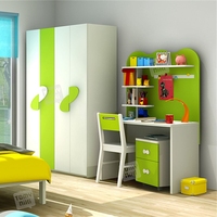 Bureau d'étude moderne pour étudiants avec étagère Promotion de nouveaux produits pour enfants de 12 ans Design en métal pour l'école et la chambre à coucher