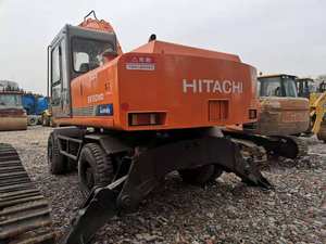 Excavatrice sur roues d'occasion, matériel de terrassement HITACHI EX160WD à vendre - Product Image 5