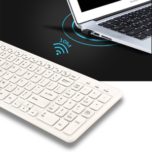 JERTECH Factory GKM520 Custom OEM Full-Size Desktop Ultra-Thin <b>Office</b> <b>Computer</b> 2.4G USB Wireless Keyboard Mouse Silent Keyboard - Product Image 3