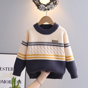 Vente en gros de <span class=keywords><strong>pull</strong></span>-over en polyester de haute qualité à manches longues bleu <span class=keywords><strong>orange</strong></span> blanc <span class=keywords><strong>pull</strong></span>-over personnalisé <span class=keywords><strong>pull</strong></span> pour garçons - Product Image 3