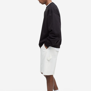 Sweat-shirt à col ras du cou unisexe surdimensionné 100% coton avec impression de logo personnalisée en éponge française - Product Image 3