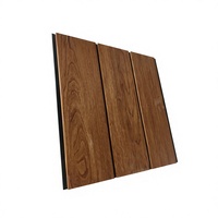 Panneau mural en PVC 300*9mm, panneau mural SPC - 2 rainures, résistant à l'humidité, insonorisant