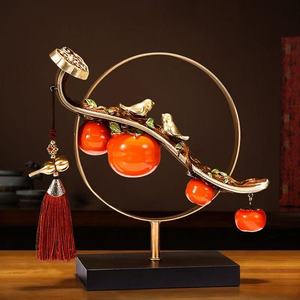 25X8X25cm nuevo caqui chino <span class=keywords><strong>todo</strong></span> va bien decoración sala de estar entrada TV gabinete regalo de inauguración de la casa - Product Image 3