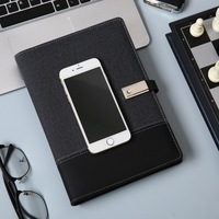 Carnet de Notes à Recharge sans Fil avec Impression de Logo, Bloc-Notes USB Power Bank, Ensemble Cadeau Multifonctionnel, Vente en Gros
