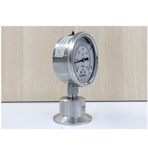 Alta Precisão Óleo Líquido Press Gauge Aço Inoxidável Sanitária Food Grade Líquido 0-160 Psi 1/8 Npt Medidor de Pressão Combustível Medidor - Product Image 3