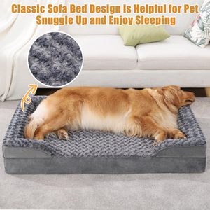 Großhandel Hersteller Custom Logo Memory Foam Hund Haustier Bett Zubehör - Product Image 2