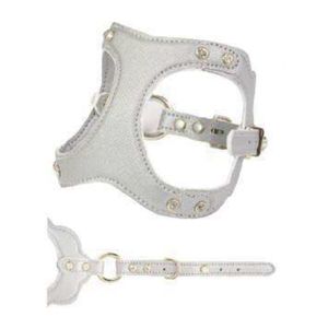 Step In Easy Fit Premium <b>Leather</b> Dog <b>Harness</b> Padded Pet Walking <b>Harness</b> No Over Head Design For Anxious Dogs Puppies - Product Image 1