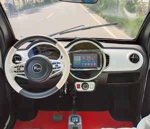 Esportazione piccola nuova energia Automobile 2 porte 10 ''pneumatici 4 ruote auto elettrica 60v 1000W per adulti chiuso veicolo elettrico 60 km/<span class=keywords><strong>h</strong></span> - Product Image 3