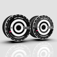 Nouveau JE Sports Design 18 pouces ABS Aerodisc enjoliveurs personnalisables faciles à installer 4 pièces décoration de voiture pour Tesla modèle 3