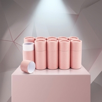 1 oz /30 ml Tube de carton de papier kraft vide rond en carton de papier kraft Boîte d'emballage pour bouteille d'huile de thé cadeau