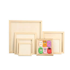 Marcos de Madera para Manualidades, Paneles de Madera sin Acabado para Pintar, para Arte y Manualidades, Alta Calidad - Product Image 2