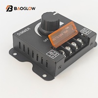 Offre Spéciale Bouton Rotatif Gradateur 12v Mini Led Mini Bande Lumineuse Tactile Gradation Télécommande Sans Fil avec Alimentation Led 12v
