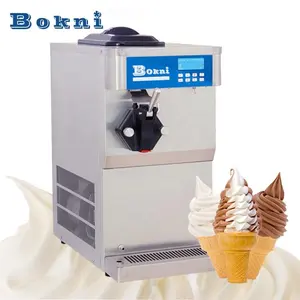 Аппарат для приготовления мягкого мороженого BOKNI, 110 В, 10 лет после продажи, аппарат для приготовления мягкого мороженого с 3 вкусами, мини-аппарат для приготовления мороженого