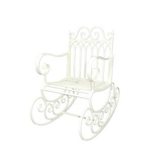 नवजात बच्चों के लिए nordic शैली प्राचीन गन्ना रॉकिंग कुर्सी के लिए लघु बेडरूम सफेद नॉर्डिक ग्रे पोर्टेबल आयरन - Product Image 1