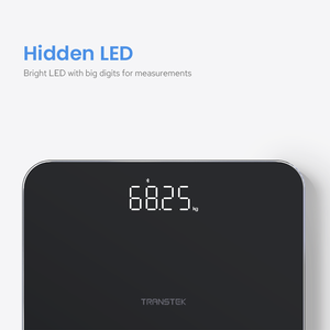 TRANSTEK 제조 업체 180kg 5mm 유리 홈 욕실 스케일 인체 체중 균형 APP와 기초 디지털 신체 체중 감량 스케일 - Product Image 2