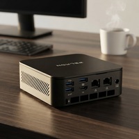 Mini PC Kustom OEM Grosir AMD Ryzen 5 6600H 16GB LPDDR5 6400MHz 4K Tiga Layar Komputer Mini