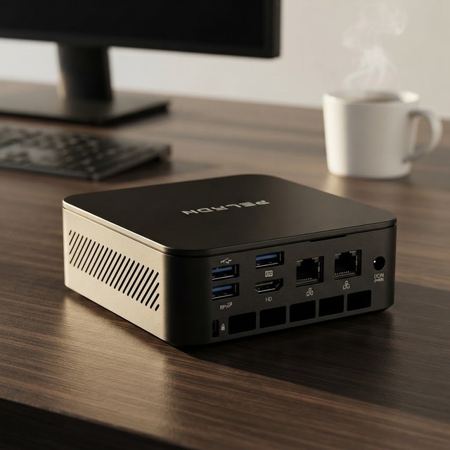 OEM Custom Wholesale Mini PC AMD Ryzen 5 6600H 16GB LPDDR5 6400MHz 4K Triple Display  Mini Computer