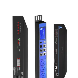 26LEDs Display NP-02E Smart IP PDU Aluminum Network Cabinet Intelligent Remote Smart Pdu